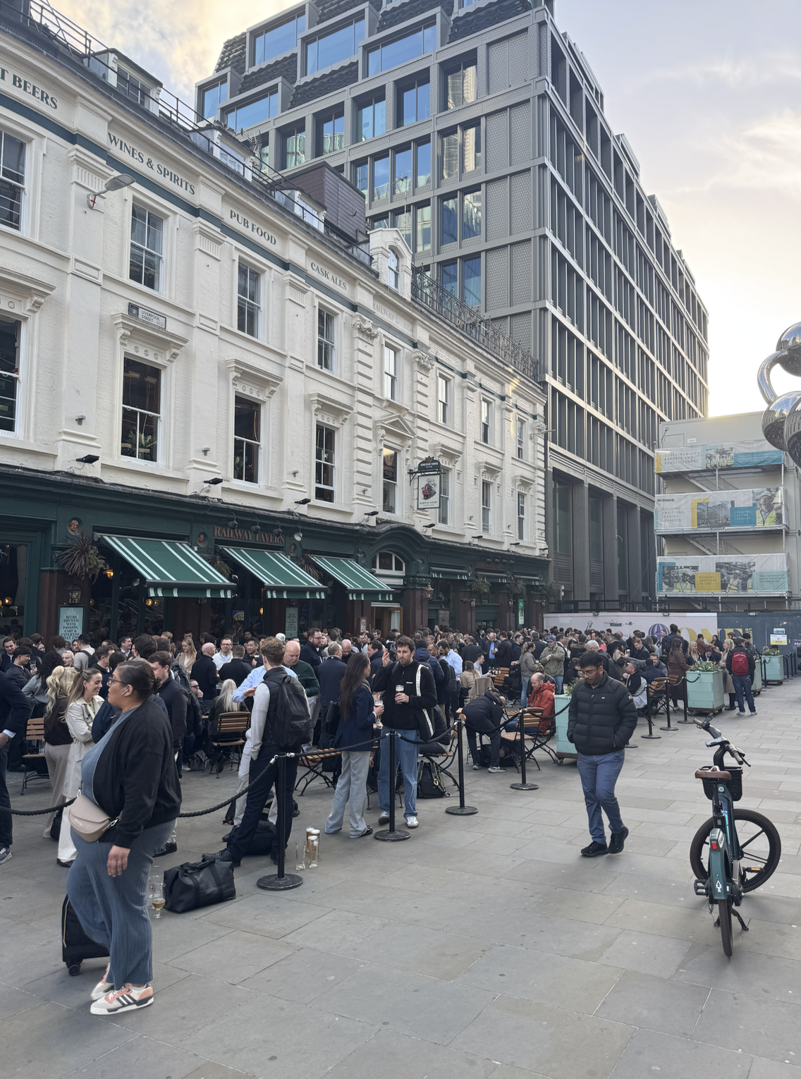 London on a sunny Thursday